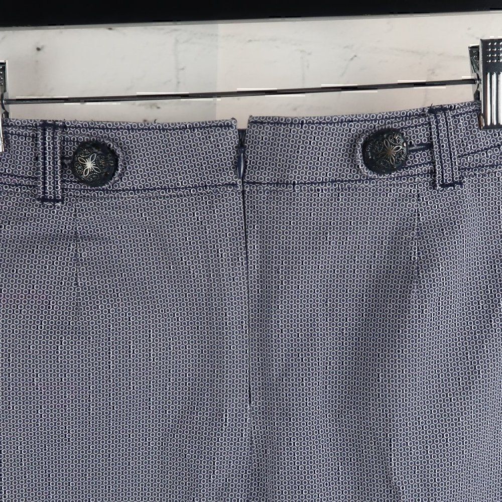 FOSSIL BLUE & WHITE POLKA DOT SKIRT SIZE 8 - Picture 6 of 7